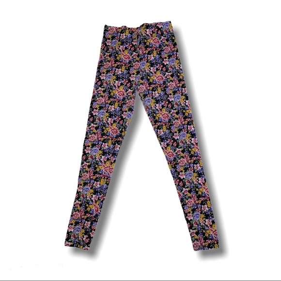 Forever 21 Floral Leggings - Picture 1 of 4
